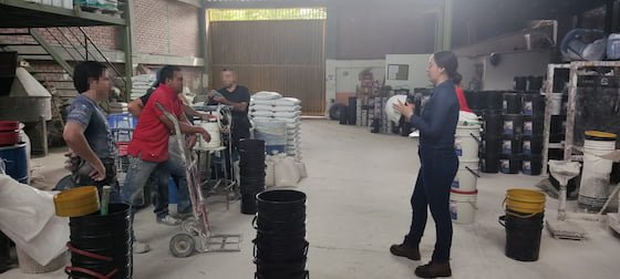 Safety North capacitando a una empresa sobre EPP